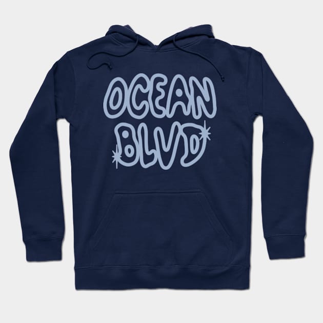 ocean blvd - lana del rey Hoodie by Erin Smart